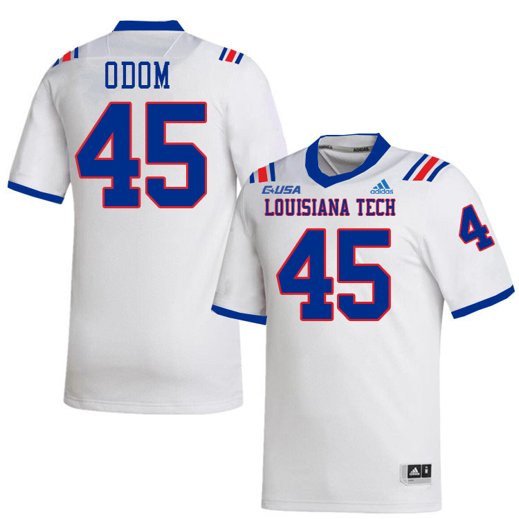 Jojo Odom Louisiana Tech Jersey,LA Tech Bulldogs Football Jerseys,Uniforms,Gears-White